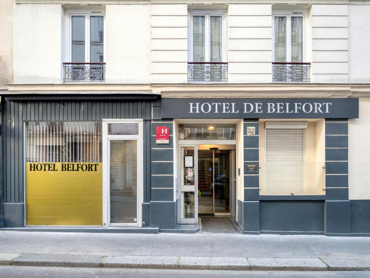 Hotel De Belfort Paris Bagian luar foto